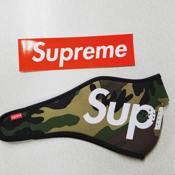 新品】 SUPREME FACE MASK フェイス マスク カモ 迷彩 登坂 【公式通販】
