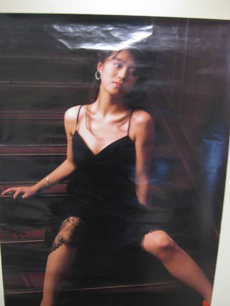激レア!!中森明菜 ポスター『黒ドレス』B2サイズ(な行)｜売買された