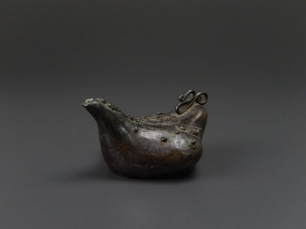 古美術 古銅造 時代物 極上品 水滴(銅製)の中古品・新品 -書道具 水滴