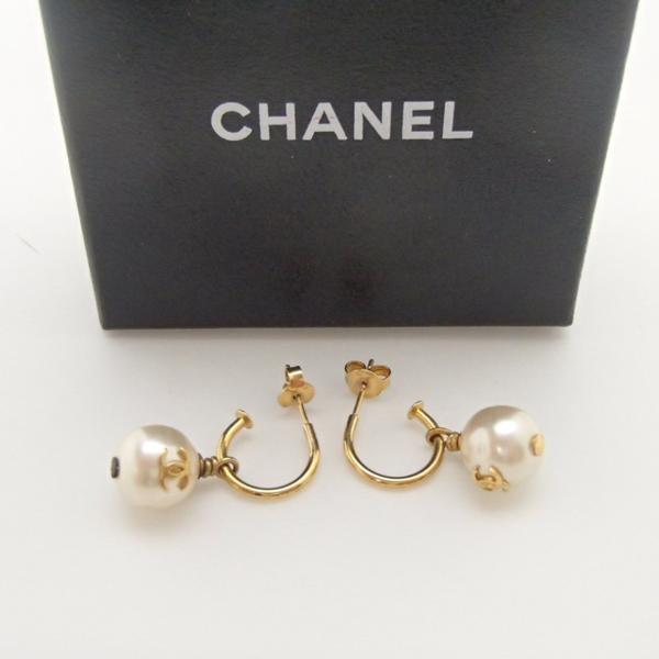 即決☆CHANELシャネル 96A ココマーク バロックパール ピアス