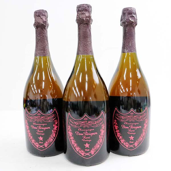 ☆3本/Dom Perignon（ドンペリニヨン）ロゼルミナス2004M6L0803~