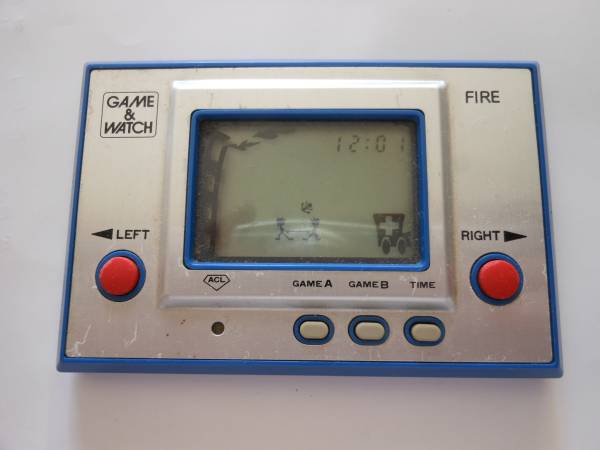 任天堂 ゲームウォッチ FIRE 1980年製 動作OK ゲームウォッチ ゲーム