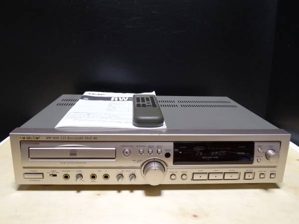 ＜動作品＞TEAC RW-800+リモコン付属 TEAC CDレコーダー RW-800 完動品 リモコン/取説付き CDデッキ