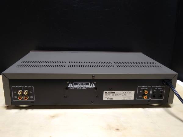 TEAC CDレコーダー RW-800 完動品 リモコン/取説付き CDデッキ