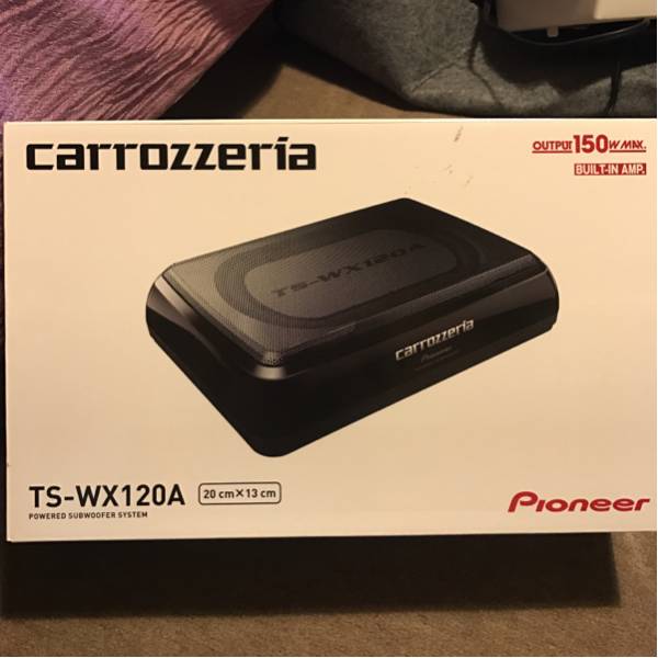 カロッツェリア TS-WX120A サブウーファー 保証書付 carrozzeria