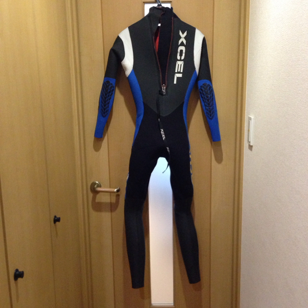 エクセル レディースフルスーツ 5mm 3mm サイズM 160cm 50kg_2