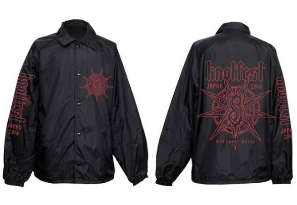 XL即KNOTFESTコーチジャケットSlipknotノットフェスANTHRAX mwam
