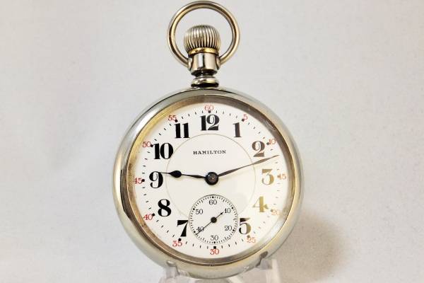 1922年製◆HAMILTON 992 ハミルトン鉄道時計 21石 16S 5POS