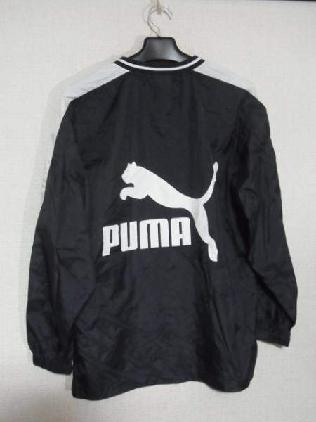 プーマキッズFLIGHTSERIESＶネックウォームアップシャツ160黒白_3