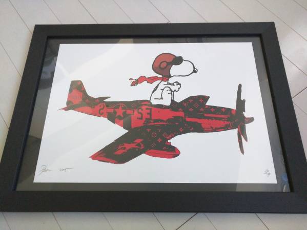 額付★人気DEATH NYC LVPOP not kaws dolk banksyポスター ★