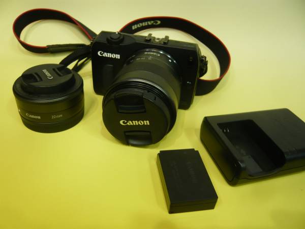 【Canon EOS M レンズ2本付き】MACRO+18-55mm キャノン