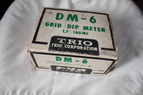TRIO - ディップメーター DM-6 DM-801 1の1 修理編 何にもない
