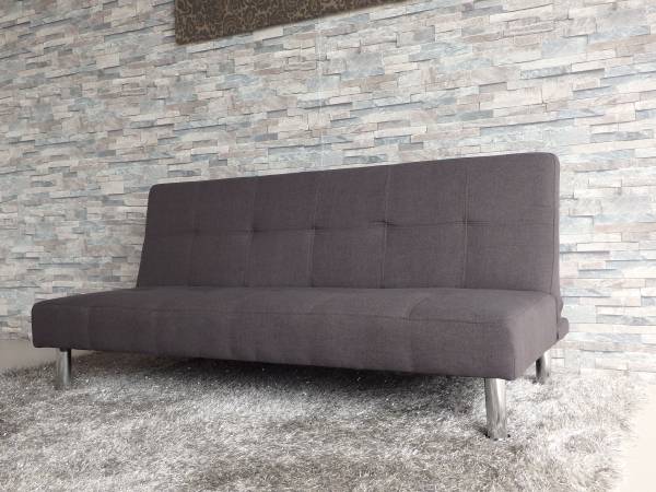 送料無料 ソファーベッド ファブリック 布 アクセル ブラック 2