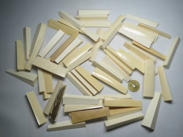 【本象牙百貨店】今回は象牙の『大ぶり・磨・三角素材』★500g☆