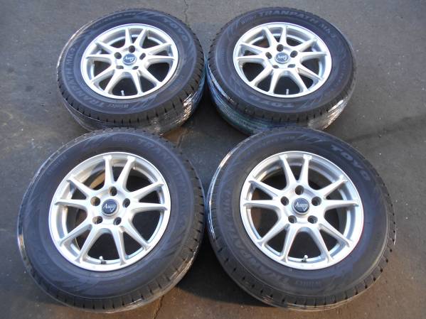 ナンカン 2012年製 195/65R15 スタッドレス ホイール付き 4本セット