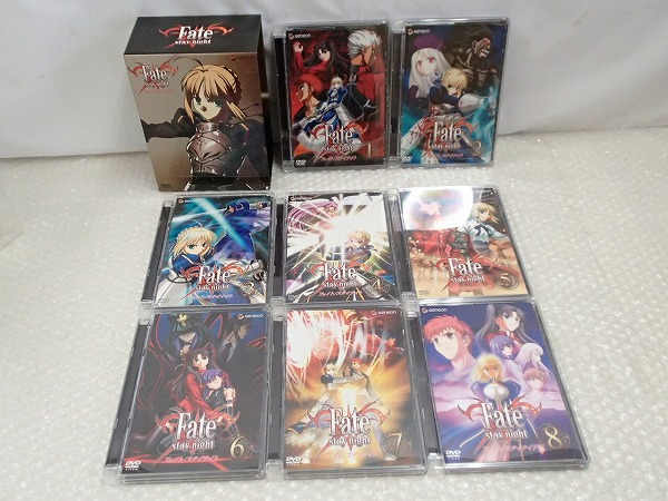 梱0.1] DVD Fate/stay night 全8巻 全巻収納BOX付 Fate⁄stay night