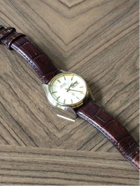 セイコー/SEIKO ４８キングクオーツ４８２３-８０００キャップゴールド稼動品_3