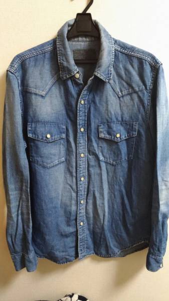即決有！ロンハーマン/デニムジャケット/サイズL