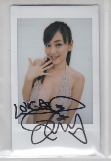 杉原杏璃 直筆サイン 『 チェキ ビキニ ヒッ - Yahoo!オークション