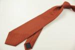 【ロロピアーナ】名品！質感抜群カシミアシルクタイ テラコッタ