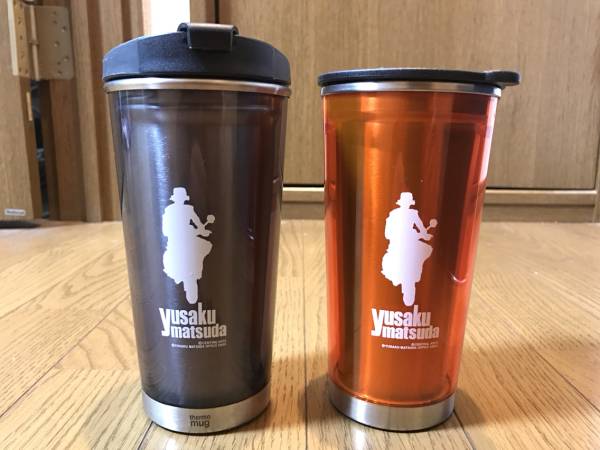 ●　松田優作　●　イベント記念品　タンブラー　２種セット　YUSAKU MATSUDA