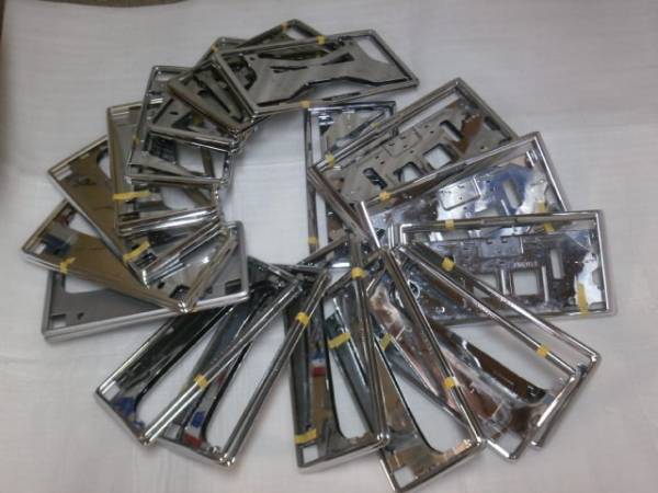 ☆ナンバーフレーム　メーカーオプション品　18点セット　（中古品）☆