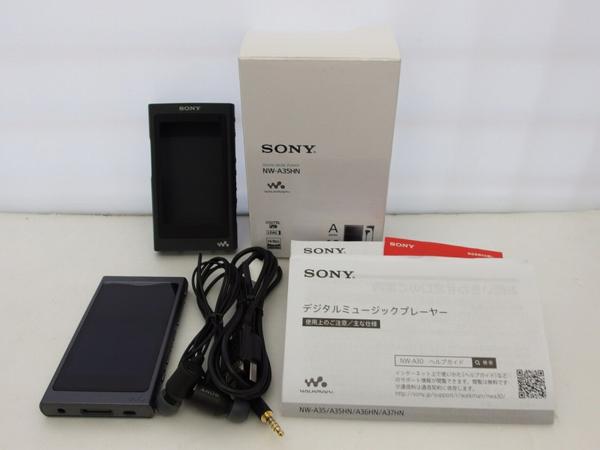 ソニー SONY ウォークマンAシリーズ 16GB 別売カバー付き チャコールブラック NW-A35HN