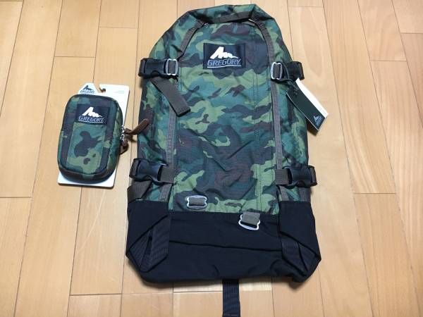 即決★新品★グレゴリーオールデイとパデッドケースＳセット（旧ロゴディープフォレストカモGREGORY迷彩激安）