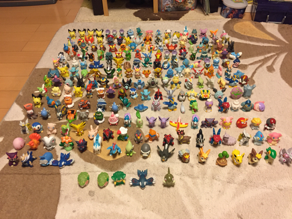 中古】ポケモン指人形225個(クリア指人形5個あり) ポケモン指人形