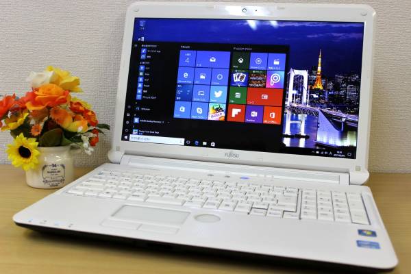 ☆Win10 Core i5☆ 富士通 AH56/D 新品SSD250GB/8G Office Blu-ray WebCam