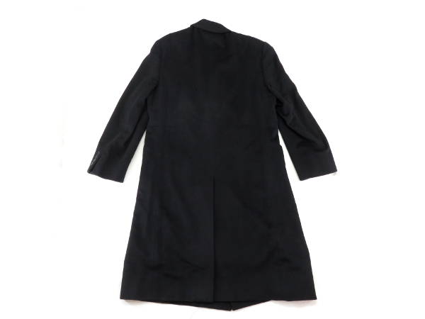 1円 ジバンシー メンズ ロング コート カシミア アウター size48 ブラック CK411