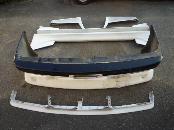 E-HR31スカイライン　２ドア　フロント　サイドエアロ_1