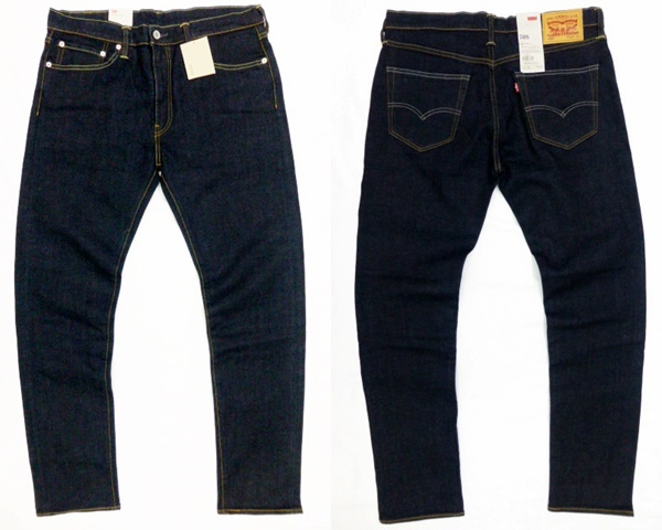 新 リーバイス 508 テーパード ストレッチ 濃紺 デニムパンツW33