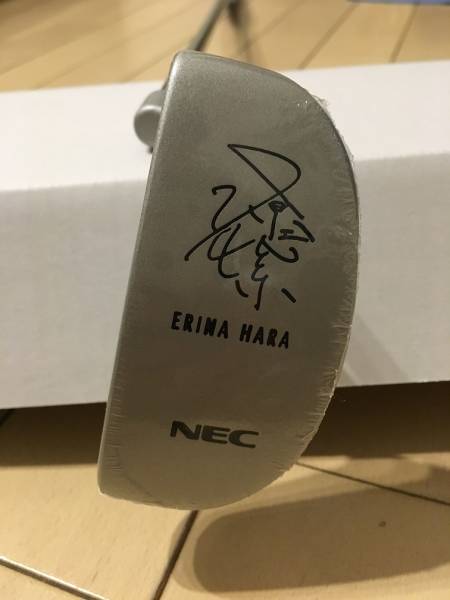 【非売品】原江里菜さんサイン刻印パター（マレット型）