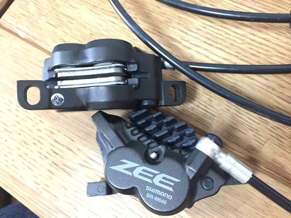 SHIMANO ZEE ブレーキセット(前後) シマノZEE 前後セット