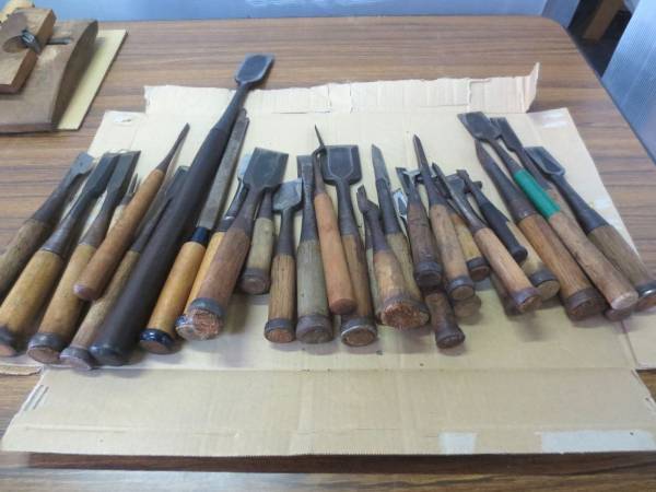 大工道具　のみ　まとめて　約30本　金具　（702）