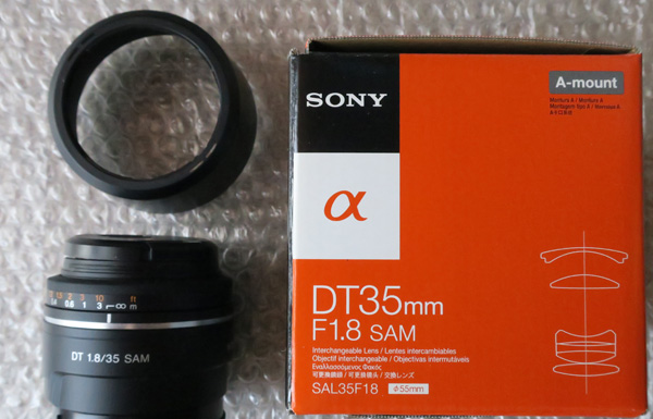 SONY DT35mm F1.8 SAM (SAL35F18) 保護フィルター付き 美品