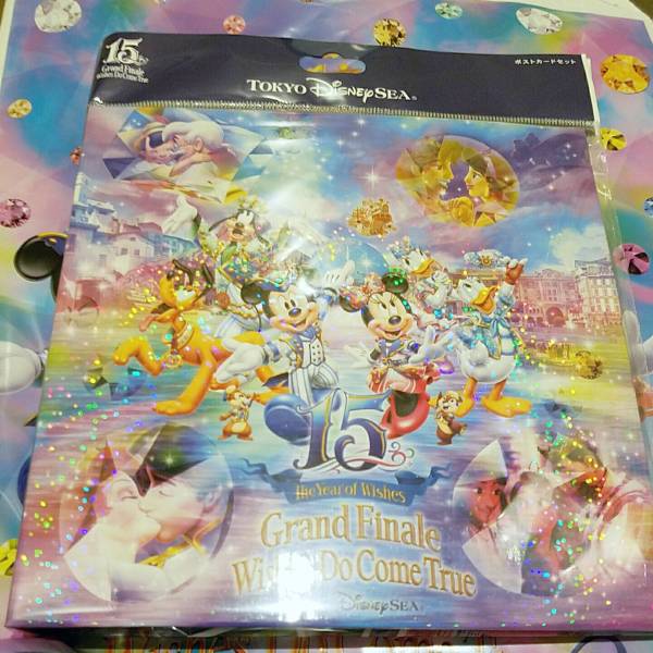 即決複数可★TDSディズニーシー15周年　実写ポストカードセット　ミッキーミニードナルドデイジー他