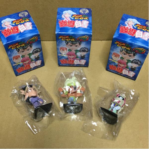 ★未開封★ 幽遊白書 アニメヒーローズ フィギュア ★ 雷禅 ★ 黄泉 ★ 躯 ★ 3種セット