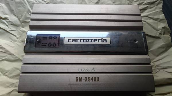 carrozzeria　カロッツェリア　GM-X9400　classA　4ch　アンプ　USED
