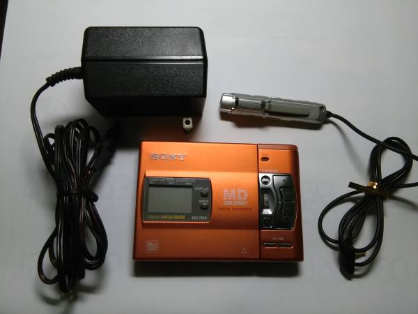 WALKMAN MZ-R50 SONY MD 07S126□SONYMD オレンジ□ Sony Recorder of