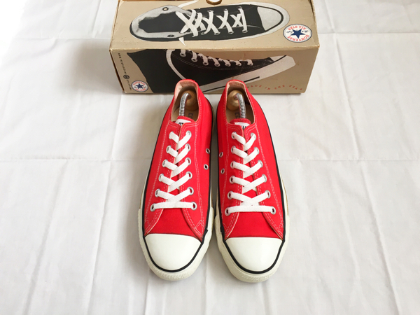 USA製 コンバース オールスター 90's ビンテージ 26.5 27 赤 チャックテイラー ct70 レッド 80's 90年代 80年代 ヴィンテージ US8