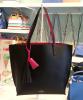 2月入荷!! 大人気 kate spade 一枚革 タッセルトート 黒 ピンク 高級 本革 正規店