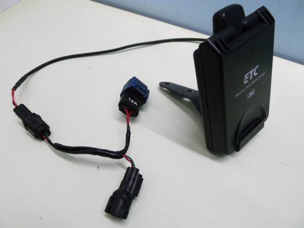 中古 バイク用 ETC 一体型 JRM-12 日本無線 セットアップ済 ホンダカプラー付き