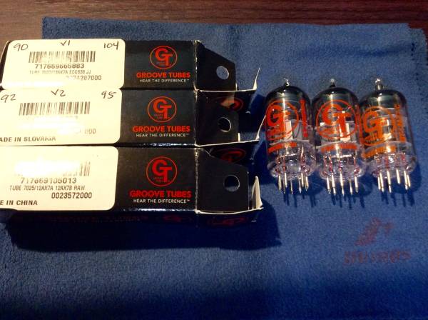 Groove Tubes SAG-MHG Marshall High Gain Preamp Kit 真空管セット