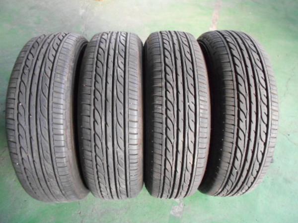【DUNLOP】激安税込！EC202☆185/70R14☆4本☆8.5分山[中古1404]