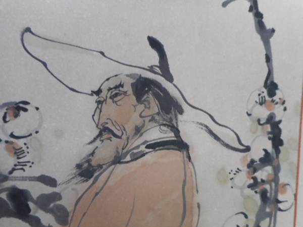 中国掛軸 「馬に乗った人物」の絵 銘有り 6） - Yahoo!オークション