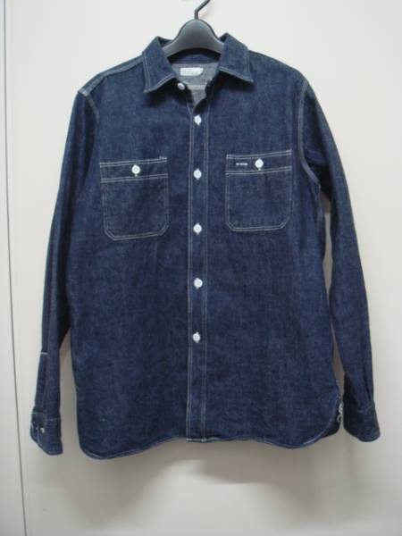 ウエアハウス インディゴデニムワークシャツ USED品