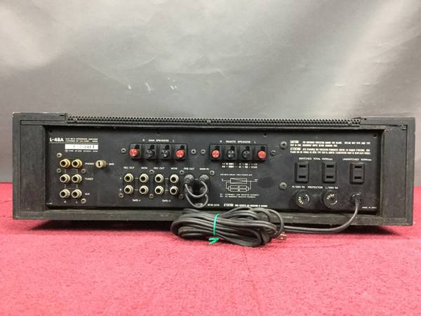 ジャンク扱いLuxman LUXMAN L-48A プリメインアンプ◇ジャンク品 L-48A