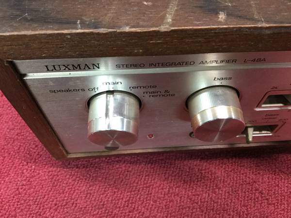 ジャンク扱いLuxman LUXMAN L-48A プリメインアンプ◇ジャンク品 L-48A